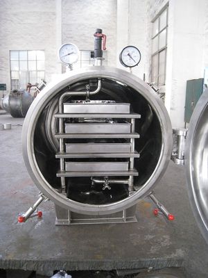 quadrado 60kg/Batch em volta de Oven Vacuum Drying Machine, equipamento de secagem farmacêutico do vácuo de FZG