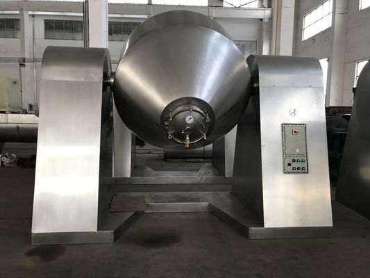 CE ISOChemicals do secador do vácuo do cone do dobro do cilindro giratório 150-500kg/Batch que processa a máquina de secagem do vácuo